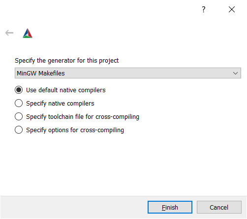 CMake MinGW Makefiles